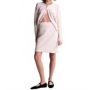 NEW MARIA PAVAN mulberry skirt in light pink